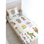 Tek Kişilik Lastikli Çarşaf Seti - Cartoon Serisi - Oyuncak Hikayesi Patchwork