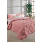 Tek Kişilik Lux Wellsoft Yorgan Çift Taraflı 155 x 215 - 155 x 215 cm - Pudra