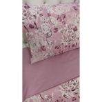 Tek Kişilik Nevresim Takımı % 100 Pamuk - Mor - 160 x 220 cm
