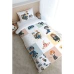 Tek Kişilik Nevresim Takımı (160X220) - Cartoon Serisi - Sihirli Kahraman Patchwork