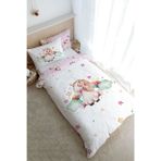 Tek Kişilik Nevresim Takımı (160x220) - For Baby Serisi - Gökkuşaklı Unicorn