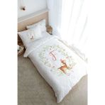 Tek Kişilik Nevresim Takımı (160x220) - Little Deer Series - F Harfi