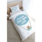 Tek Kişilik Nevresim Takımı (160x220) - Pure Baby Serisi - Bear Dream