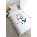 Tek Kişilik Nevresim Takımı (160x220) - Pure Baby Serisi - Unicorn Fun