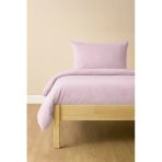 Tek Kişilik Nevresim Takımı Toz Pembe Eco Cotton