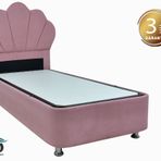 TEK KİŞİLİK TAY TÜYÜ BAZA+PAPATYA PUDRA BAŞLIK