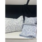 Tek Kişilik Yatak Örtüsü Zebra Casa - Açık Mavi - 180 x 230 cm