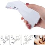 Tek Kullanımlık 35W Mavi Kulp Cilt Zımbası Paslanmaz Çelik Cilt Dikiş Zımbası Cerrahi Cilt Stapler Eğitim Materyali - Beyaz