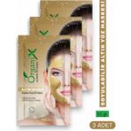 Tek Kullanımlık Altın Maske - Cilt Yenileyici Soyulabilir Maske 15 gr (3 Adet)