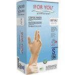 Tek Kullanımlık Copolymer Eldiven 100'LÜ Beyaz (S)