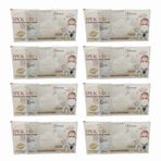 Tek Kullanımlık Maske 3 Katlı Telli Meltblownlu 50'li Kutu - Beyaz x 8 Kutu