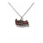 Tek Millet Tek Devlet Tek Vatan Tek Bayrak Yazılı Türkiye Haritası Kolye – Unisex Metal Takı