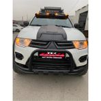 Tek Off Road Garage L200 Double Ön Koruma Shark Demir Son Derece Dayanıklı 2005-2019 Modeller Uyumlu