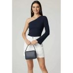 Tek Omuzlu Bluz Lacivert