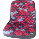 Tek Parça Traktör Koltuk Kılıfı - Kırmızı Kamuflaj -ithal Impertex- Bb-787
