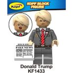 Tek Satış Abd Başkan Adayı Figürleri Yapı Taşları Donald Trump Joseph Robinette Biden Tuğla Çocuklar Için Hediye Oyuncaklar KF1433 (Yurt Dışından) - Parçalı Set