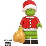 Tek Satış Dikiş Noel Figürleri Yapı Taşları Grinch Jack Dikişler Soni Noel Baba Fareler Eğitici Oyuncaklar Çocuklar Çocuklar Için Hediyeler WM6076 (Yurt Dışından) - Parçalı Set