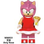 Tek Satış Film Sonic Yapı Taşları Amy Rose Shadow Gümüş Süper Sonic Teirusu Nakkurusu Bebek Yapı Taşları Aksiyon Figürleri Oyuncaklar Çocuk WM6086 (Yurt Dışından) - Parçalı Set