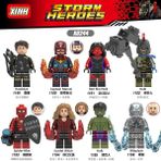 Tek Satış Marvel Süper Kahraman Figürleri Yapı Taşları Örümcek Adam Wanda Hulk Scarlet Cadı Hawkeye Çocuk Yetişkinler Için Tuğlaları Birleştirin Koleksiyon Hediye Oyuncaklar X0244 (Yurt Dışından) - Parçalı Set