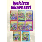 TEK YAYINCILIK ilkokul düzeyinde ingilizce resimli ve sözlüklü çocuk hikayeleri HOPTIN and TOPTIN 8 kitap