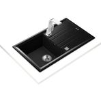 Teka 115330024 Metalik Siyah Stone 50 B-TG Tek Gözlü Granit Eviye