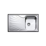 Teka 40109215 Nerissa 50 B Paslanmaz Çelik Tek Gözlü Sol Damlalıklı Eviye