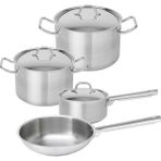 Teka - 7 Parça Paslanmaz Çelik Tencere Seti (Indüksiyon Uyumlu) - 118310020 - 24 cm - Gri