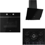 Teka Ankastre Set Siyah ( Hlb 8400 Bk Hydroclean Pro - Atv 60 Bk - Hf Lux 70 5g )