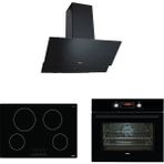Teka ATV 90 - TB 770 - HAK 627 BK Siyah 3'lü Ankastre Set