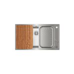 Teka - Bahıa Plus 1B - Aksesuarlı Ankastre Eviye - Paslanmaz Çelik - 86 Cm - 12127001