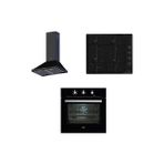 Teka Chef 3 Ankastre 3'lü Set (Ocak Hlx 640 Kbcoe Bk (E5)+ Fırın He 715 Bk + Davlumbaz Dbt 60 Black)
