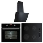 Teka Chef 5 HAK 625 BK - GBE 64002 KBC - ATV 60 Siyah 3'lü Ankastre Set