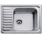 Teka Classic 1B Gri Paslanmaz Çelik Sol Eviye