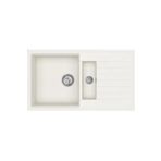 Teka Cliff 60 B-Tq 1,5 Hazneli Beyaz Granit Mutfak Eviyesi