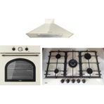 TEKA COUNTRY KREM RUSTİK ANKASTRE 90 CM LİK SET