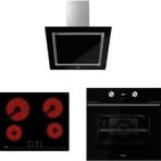 Teka DLV 68660 BK TOS - TB 6415 - HLB 8400 BK Siyah 3'lü Ankastre Set