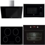 Teka DVT 98660 BK - TB 770 - HAK 629 BK AUTO - ML 820 4'lü Ankastre Set