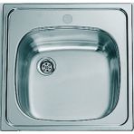 Teka E50 1C Batarya Çıkışlı Pas.Çelik Evye