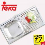 Teka Ebm 45 Sağ Paslanmaz Çelik Mutfak Eviyesi