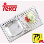 Teka Ebm 45 Sol Paslanmaz Çelik Mutfak Eviyesi