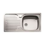 Teka Evye Infant Ob Paslanmaz Çelik Sol 86X44 Evye Sifon Dahil - İnox