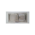 Teka Evye Paslanmaz Çelik 86X44 Sol Sifon Dahil