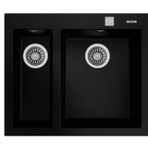 Teka Forsquare 590 TG Black Renkli Granit Eviye