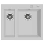 Teka Forsquare 590 TG White Çift Hazne Tegranite Eviye