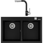 Teka Forsquare 790 Siyah Evye + Ark 938 Black Batarya Set