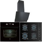Teka HAK 625 BK - GBC 64002 KBC BK - ATV 60 BK Siyah 3'lü Ankastre Set