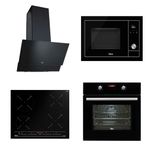 Teka HAK 625 BK - IBC 64010 BK MS - ATV 60 - ML 8200 BIS Siyah 3'lü Ankastre Set