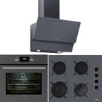 Teka HAK 625 ST - GBE 64002 KBC ST - ATV 60 PRO ST Gri 3'lü Ankastre Set