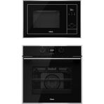 Teka HLB 840 SS - ML 820 BIS Siyah 2'li Ankastre Set