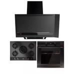 Teka Infinity G1 Edition Siyah Ankastre Set (Gbc 75-G1 Gb Ocak + Hlb 85-G1 P Bm Fırın + Dvı 88-G1 Eos Bm Davlumbaz)